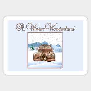 A Winter Wonderland Sticker